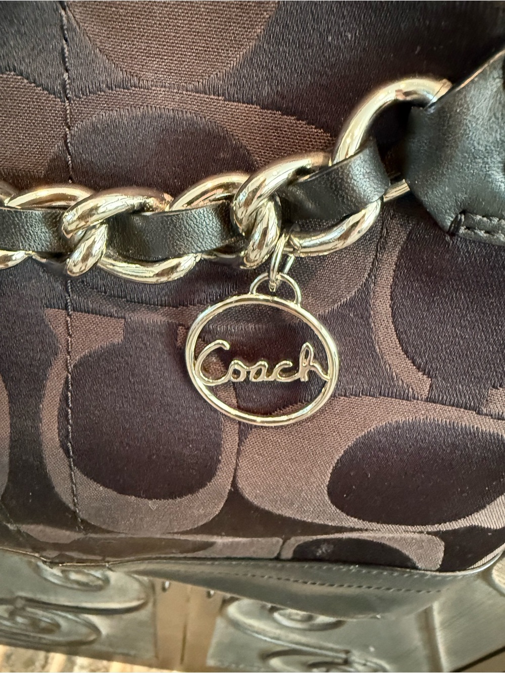 Coach Vintage crossbody bag in black, EUC - Picture 3 of 5